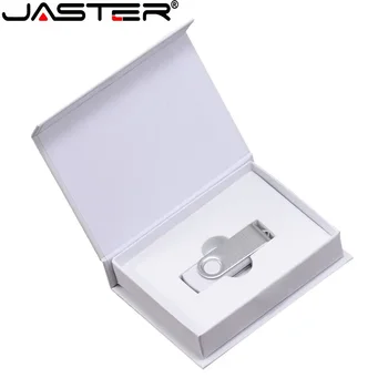 JASTER Pasūtījuma Logo USB Flash Disks 128GB Portatīvu Atmiņas karti memory Stick 64GB Diezgan Pen Drive 32GB Plastmasas USB Stick 16GB Dzimšanas dienas Dāvana