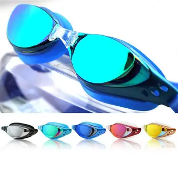 Anti Fog Lens Peldēšanas Brilles Anti-UV Ūdensizturīgs Niršanas Brilles Ultravieglajiem Silikona Peldēšanas Brilles Peldēšanai