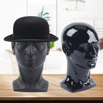 Augstas Kvalitātes PVC Plastmasas Parūku Modelis Galvas Cepures Displejs Stāvēt Galvas Modeli Augstas Kvalitātes Manekena Galvas Stāvēt Juvelierizstrādājumi