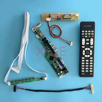 Par N141X7 N141XA N141XB N141XC Kontrollera Draiveri Valdes LCD Displejs ar 1024*768 TV Analog 30-Pin LVDS AV+HDMI+VGA+IS+USB 1CCFL Komplekts