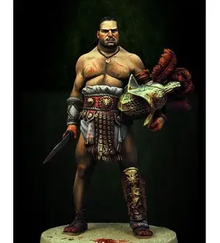 Unassambled 1/18 90MM Seno varoņa Romas Gladiatoru cilvēks Sveķu attēls miniatūra komplekti Unpainted