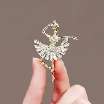 Luksusa Rhinestone Dejas Meitene Pasaku Broša Pin Sievietēm Meitenes Crystal Butterfly Wings Broša Kāzu Līgavas Aksesuāri