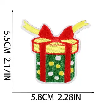 Diy Dizains Plāksteri Dinamiskas Santa Claus Dzelzs-par Plāksteri 29 Ziemassvētku Tēmu Uzlīmes Izšūšanai Etiķetes, Auduma Apdare Izturīga