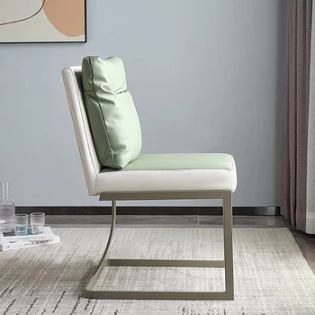 Metāla Ziemeļvalstu Ēdamistabas Krēsls, Virtuves Hotel Home Lounge Krēsls Guļamistabas Dizains Galda Pieaugušajiem Cadeiras De Escritorios Sadzīves Priekšmeti,