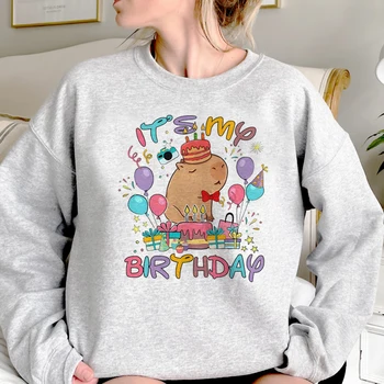 Capybara hoodies sieviešu streetwear Kawaii sviedri y2k smieklīgi hoddies džemperis sieviešu Vilnas apģērbu