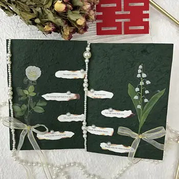 Korejiešu Stilā, Kāzas, Līgava, Mori Līnijas Mazu, Svaigu Zvērests Kartes Līgava Zvērestu Šo Līgavainis Deklarāciju Kartes Orhideja, Tulpe