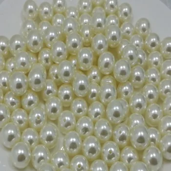 8mm Balts DIY Imitācija Apģērba Biezumu Pērle ABS Apaļas Pērles Amatniecības Modes Rotaslietas Pieņemšanas Nav Caurumu Dzimšanas dienas Dāvana