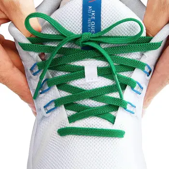 Klasiskās Elastīgs kurpju šņorēm elastīgās Mežģīnes Čības 7 mm Platums Dzīvoklis Shoelace Bērniem Pieaugušo Apavu auklas Gumijas Joslās Apavi