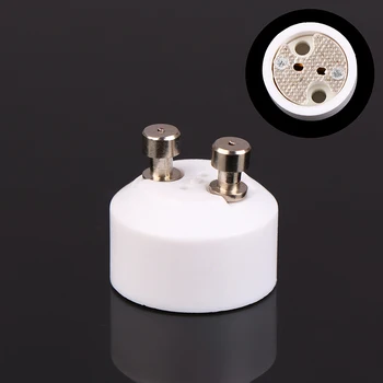 GU10, Lai MR16 Augstas Kvalitātes Keramikas Ligzda Bāzes Halogēnu, LED Spuldzes G4 GU5.3 GY6.35 Pin Adapter White Converter Lampas Turētājs Jaunas